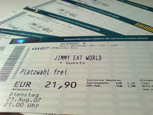 Jimmy Eat World Karte